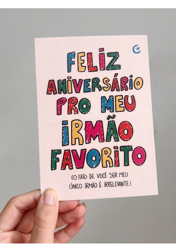 Cartão Irmão Favorito
