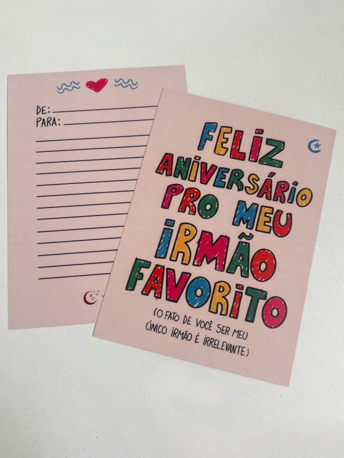 Cartão Irmão Favorito — imagem 2