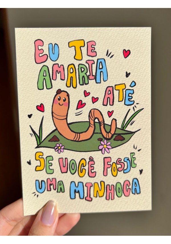 Cartão Minhoca