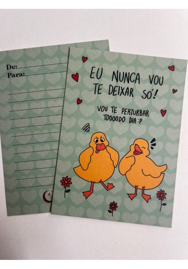 Cartão Patos Perturbar todo dia