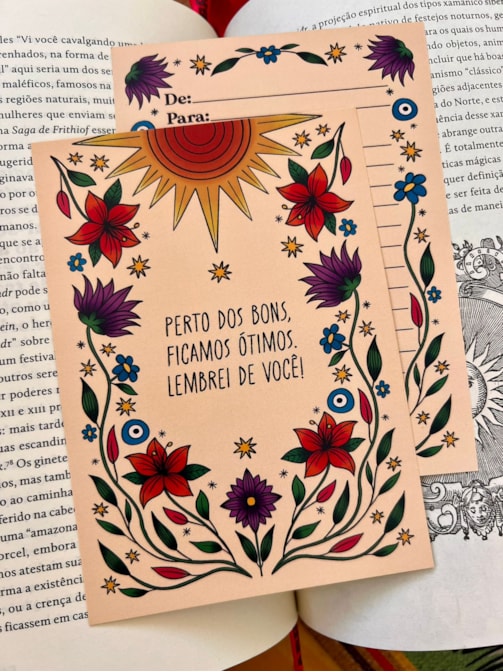 Cartão Perto Dos Bons - Lembrei de você