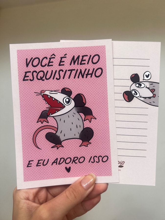 Cartão Saruê Esquisitinho — imagem 1
