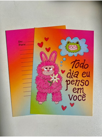 Cartão Todo dia eu Penso em Você