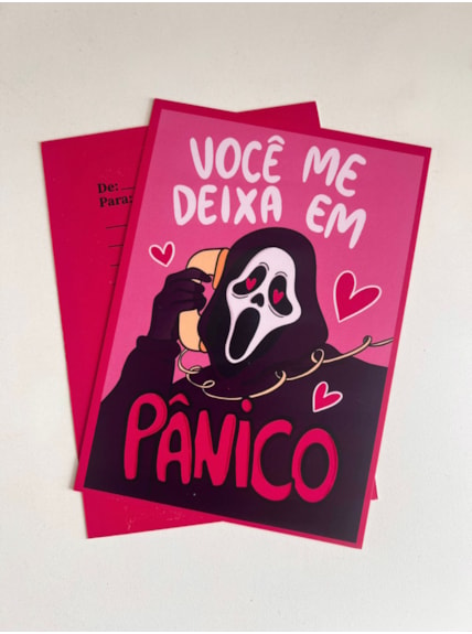 Cartão Você me Deixa em Pânico