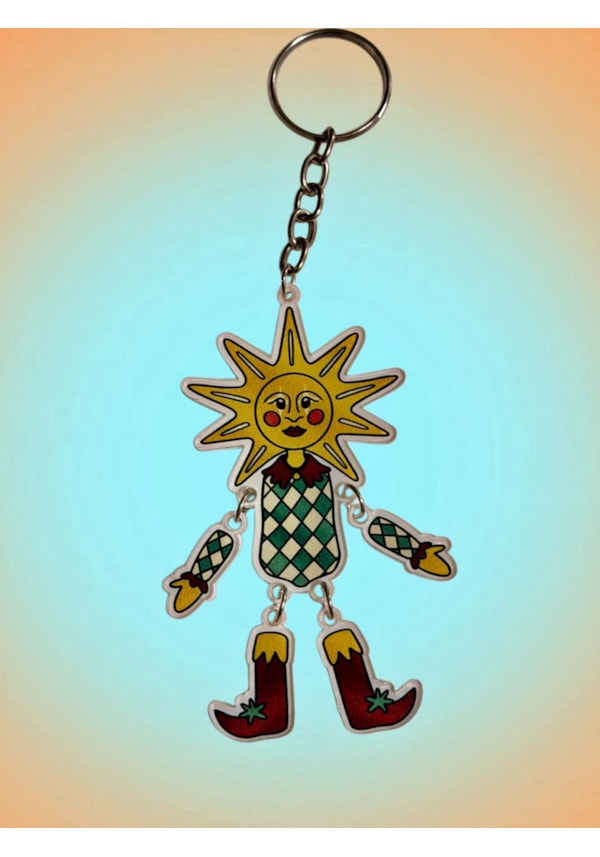 Chaveiro Articulado Sol