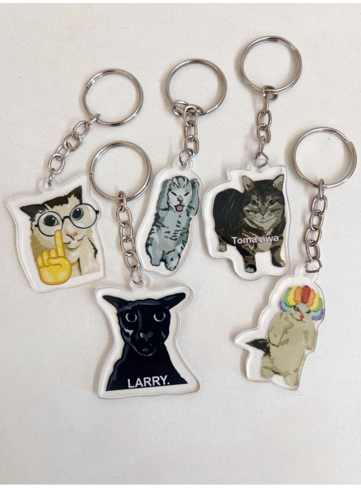 Chaveiro Memes de Gatos - Acrílico — imagem 2