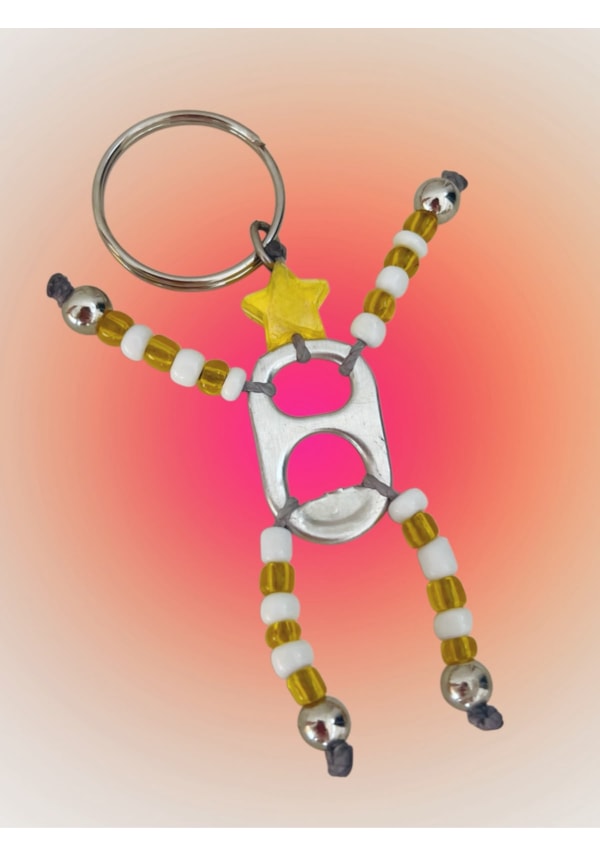 Chaveiro Trambolhinho Estrela - Sol Amarelo
