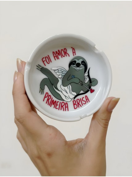 Cinzeiro Porcelana - Amor a Primeira Brisa