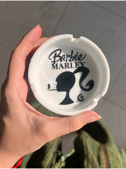 Cinzeiro Porcelana - Barbie Marley