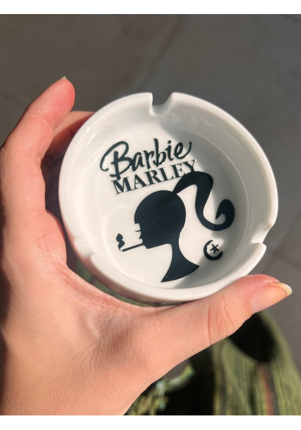 Cinzeiro Porcelana - Barbie Marley