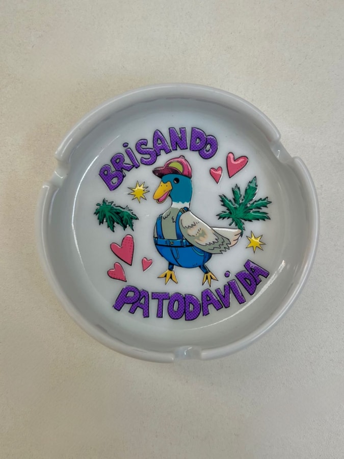 Cinzeiro Porcelana - Brisando Patodavida — imagem 2