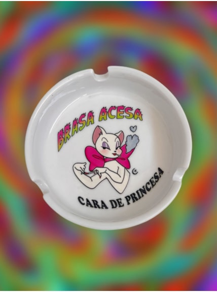 Cinzeiro Porcelana - Cara de Princesa