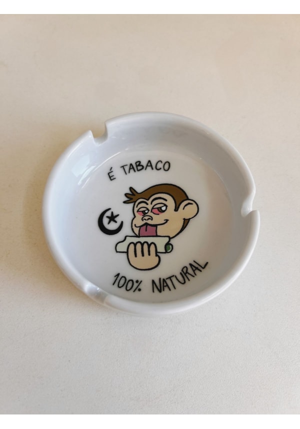 Cinzeiro Porcelana - É tabaco