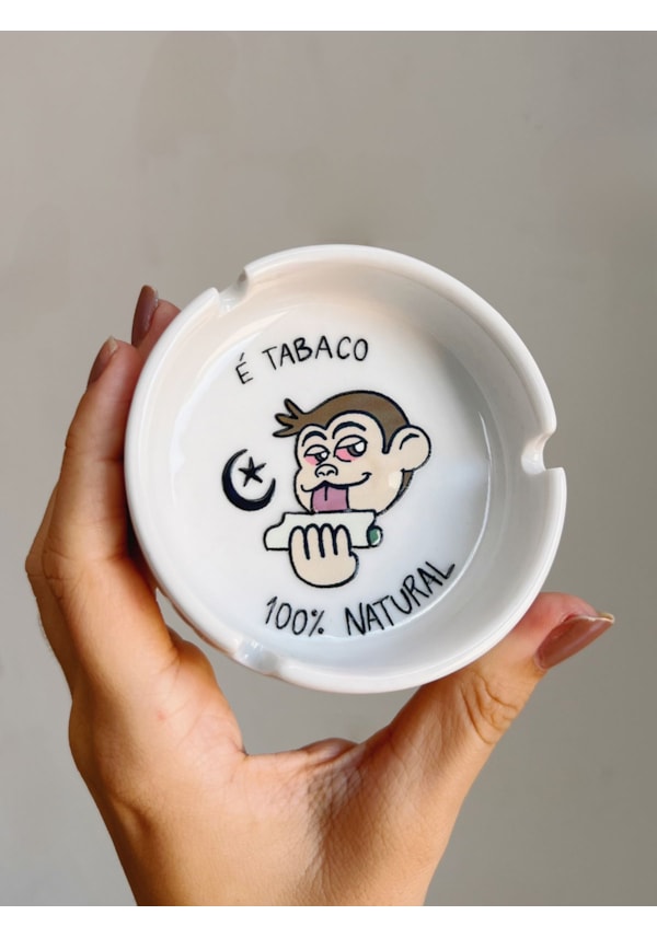 Cinzeiro Porcelana - É tabaco