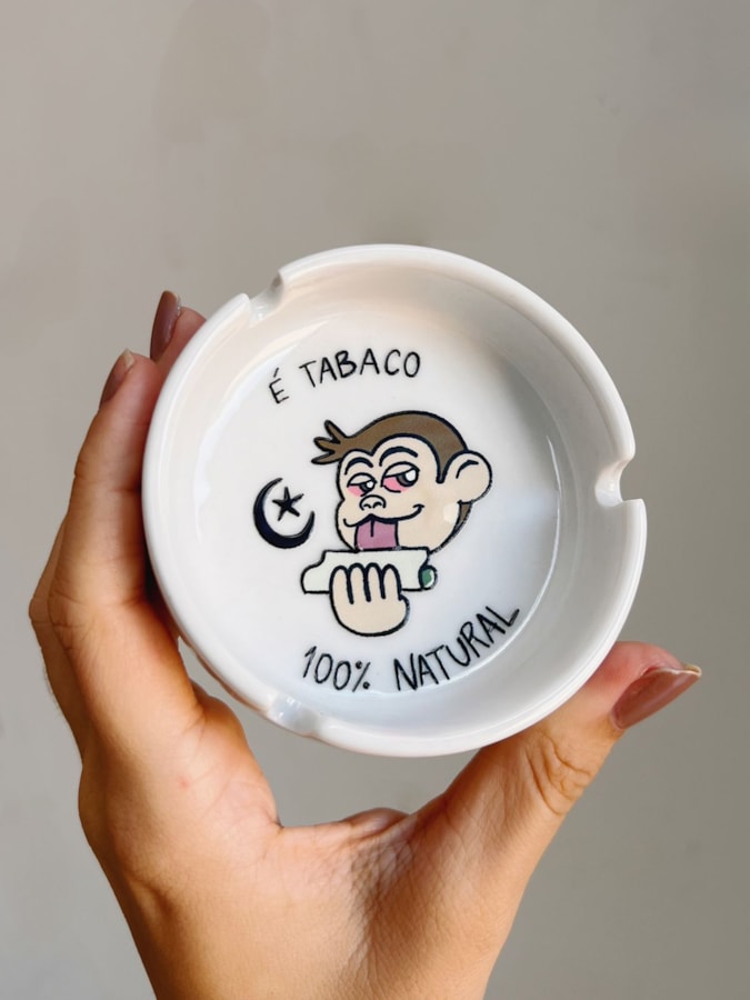 Cinzeiro Porcelana - É tabaco — imagem 1