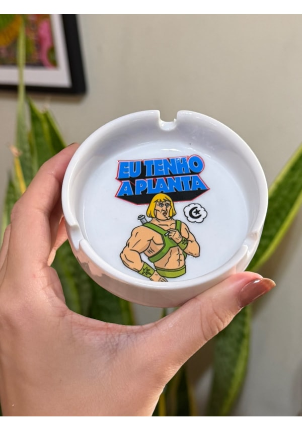 Cinzeiro Porcelana - Eu tenho a planta