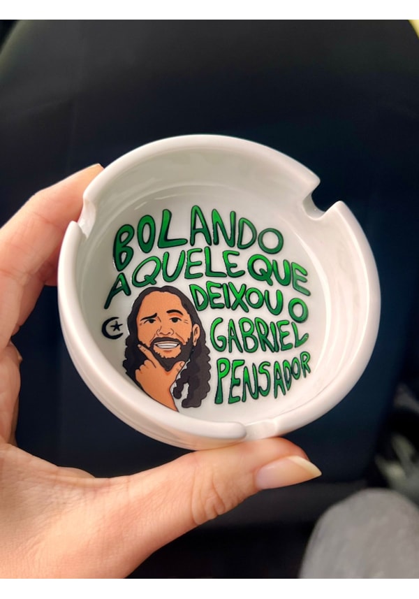 Cinzeiro Porcelana - Gabriel Pensador