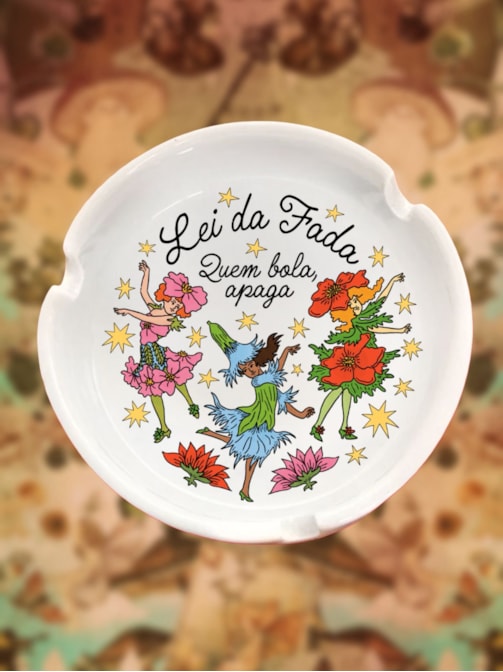 Cinzeiro Porcelana - Lei da Fada