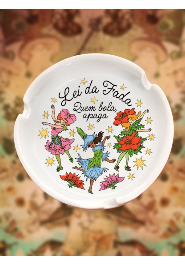Cinzeiro Porcelana - Lei da Fada