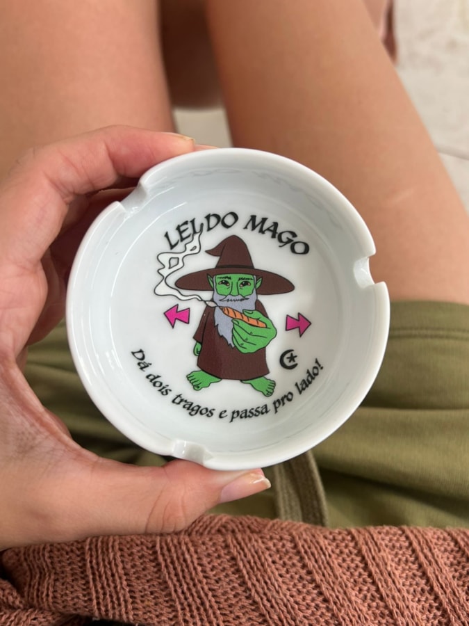 Cinzeiro Porcelana - Lei do Mago — imagem 1