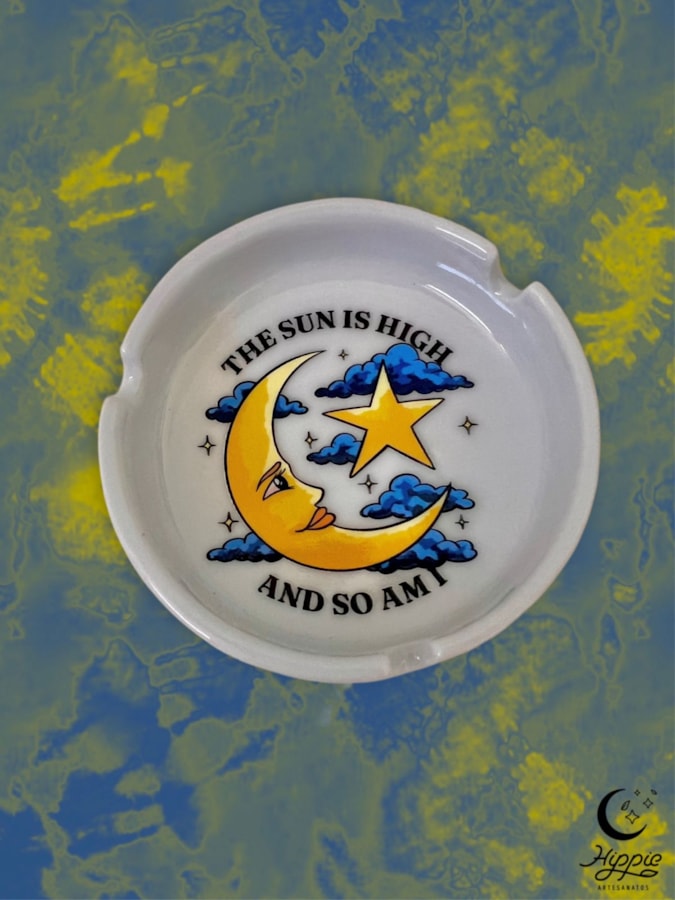 Cinzeiro Porcelana - Lua — imagem 2