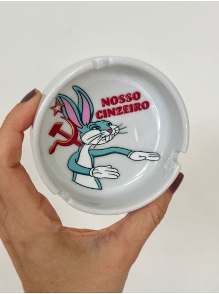 Cinzeiro Porcelana - Nosso Pernalonga