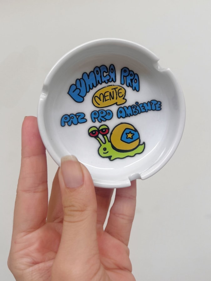 Cinzeiro Porcelana - Paz pro Ambiente — imagem 1