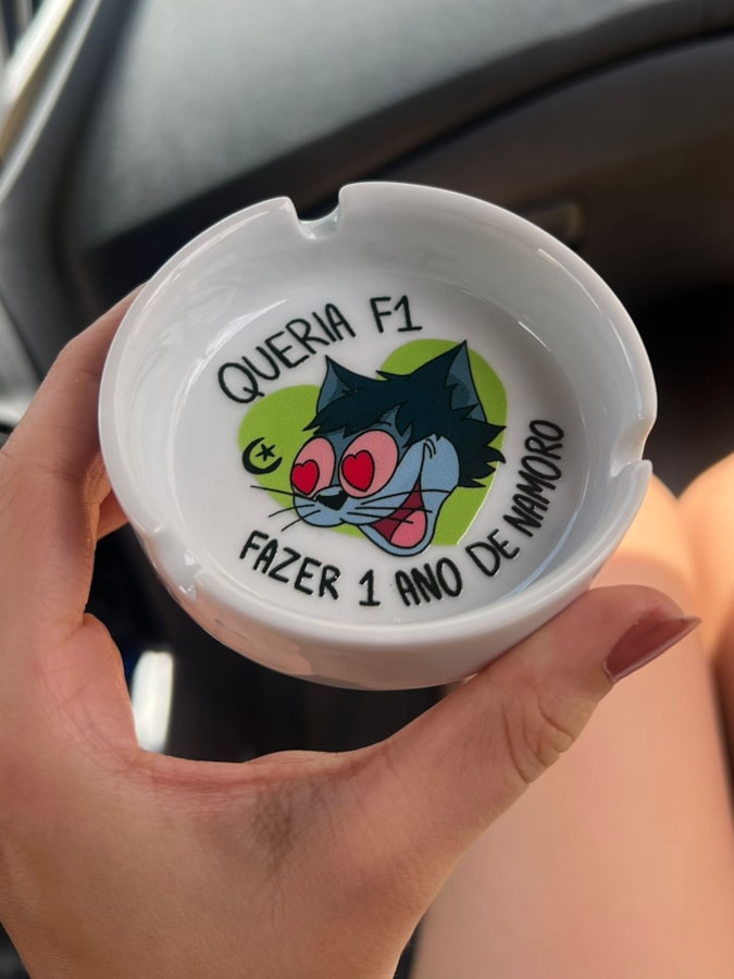 Cinzeiro Porcelana - Queria F1 — imagem 1