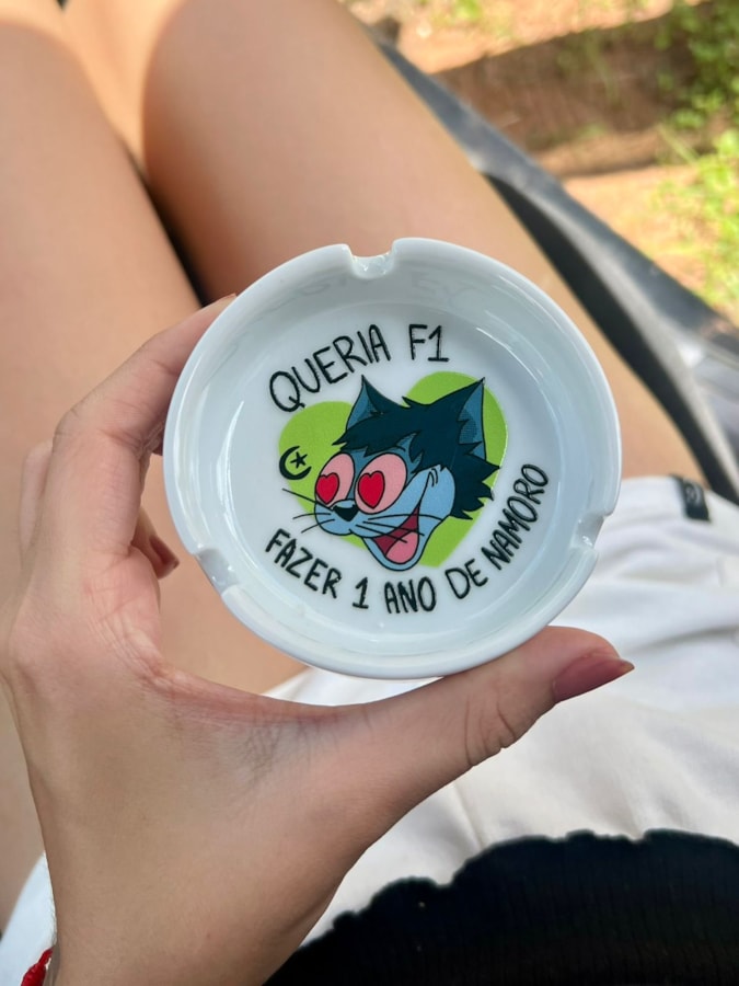 Cinzeiro Porcelana - Queria F1 — imagem 2