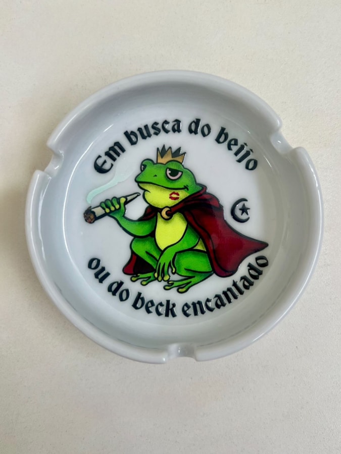 Cinzeiro Porcelana - Sapo Beck Encantado — imagem 1