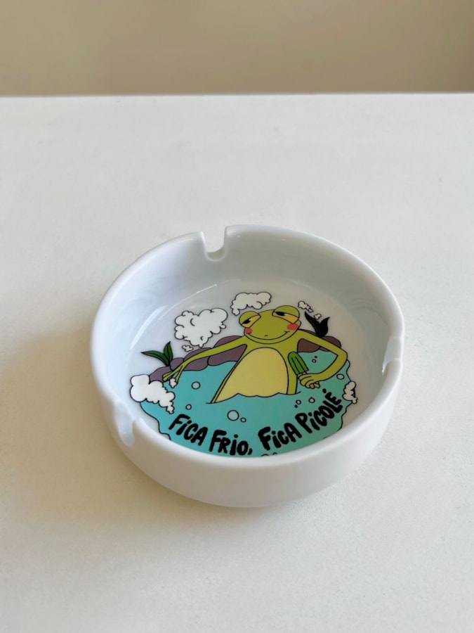 Cinzeiro Porcelana - Sapo fica Picolé — imagem 2