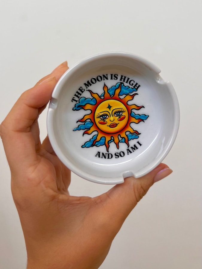 Cinzeiro Porcelana - Sol — imagem 2