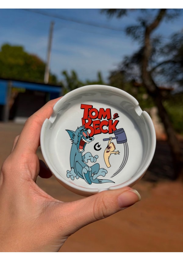 Cinzeiro Porcelana - Tom e Beck