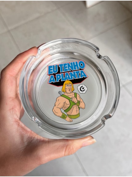 Cinzeiro Vidro - Eu tenho a planta