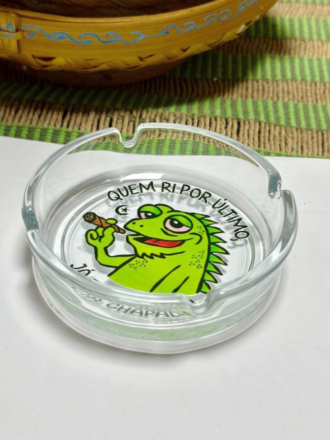Cinzeiro Vidro - Iguana Quem ri por último — imagem 2