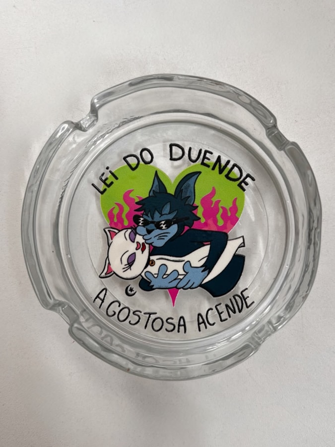 Cinzeiro Vidro - Lei do Duende — imagem 1
