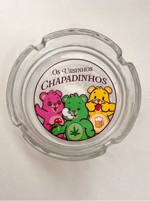 Cinzeiro Vidro - Ursinhos Chapadinhos