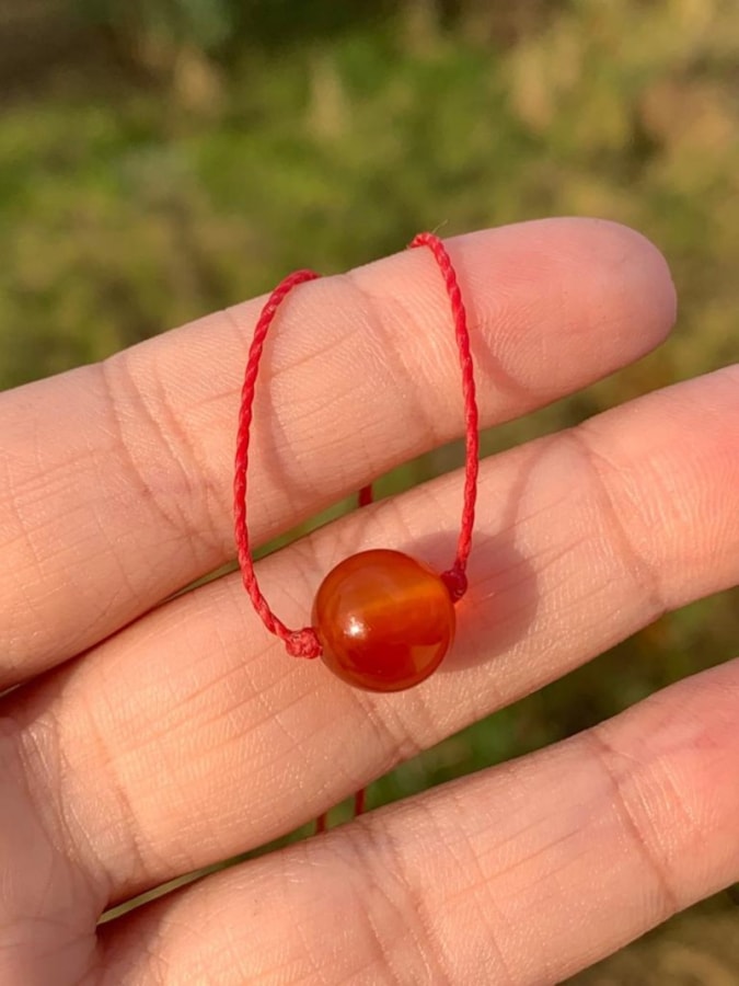 Colar Akai Ito - Ágata de fogo — imagem 2