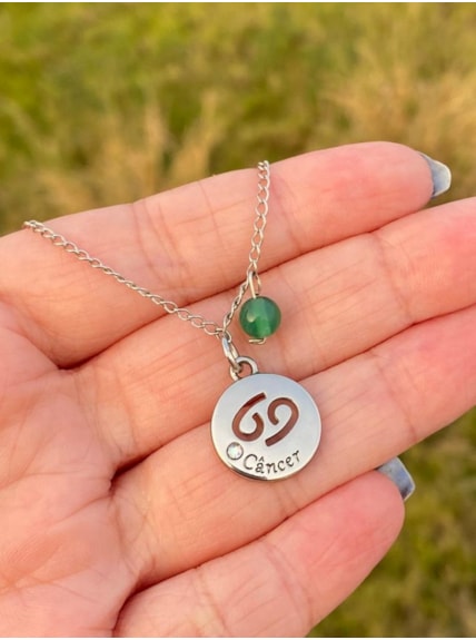 Colar Amuletos Cristais Signos - Escolha o Seu
