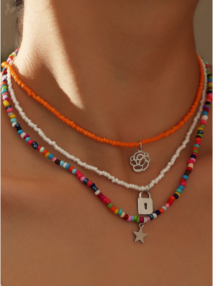 Colar Amuletos de Miçanga - Escolha o seu!
