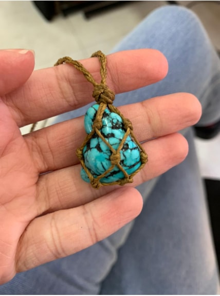 Colar Castroado Turquesa