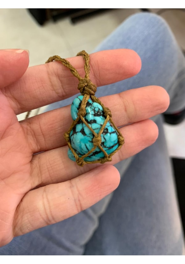 Colar Castroado Turquesa