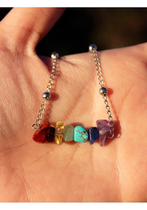 Colar Chakras com Pedrinhas
