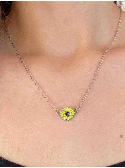 Colar Delicadeza Flor do Sol