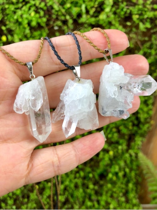 Colar Drusa Cristal
