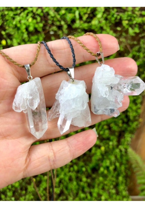 Colar Drusa Cristal
