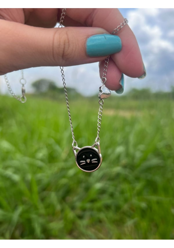 Colar Gato Preto