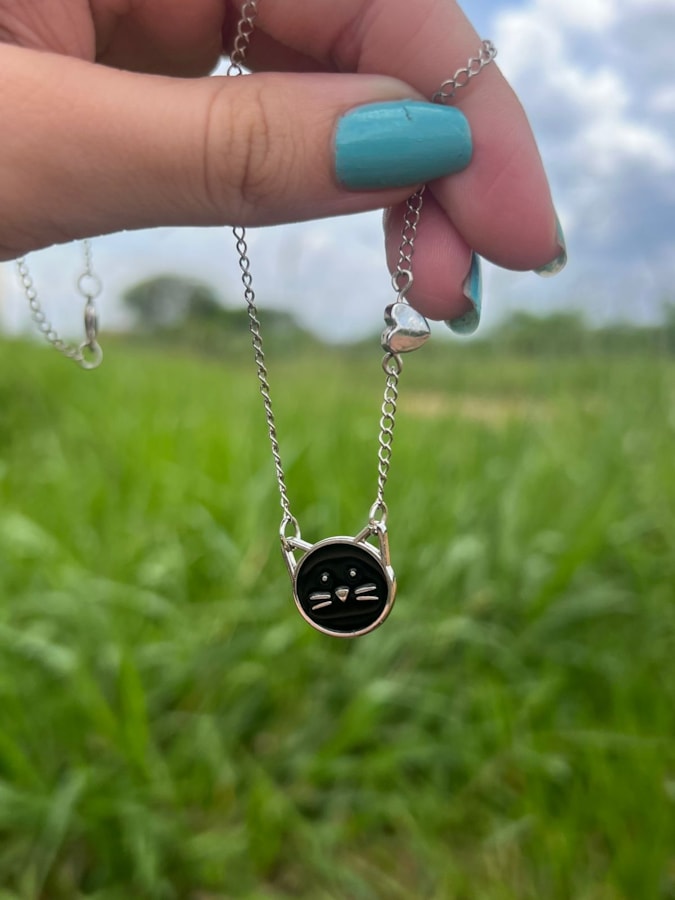 Colar Gato Preto — imagem 1