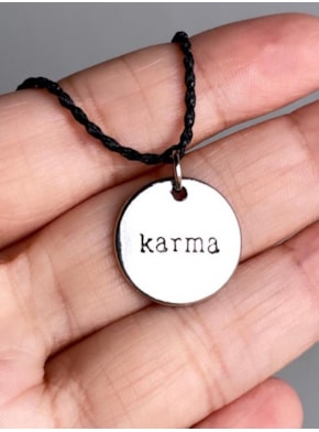 Colar Karma - Prata