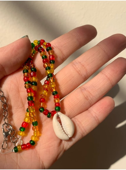 Colar Miçanga Dágua Reggae - Búzios